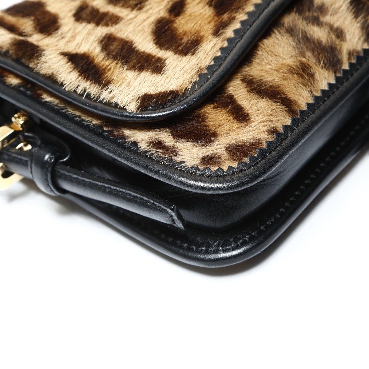Authentic LOEWE Leopard Pattern Harako Shoulder B… - image 5