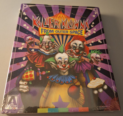 Killer Klowns from Outer Space Blu-ray RARE OOP Arrow Release w/ Slip BRAND NEW!