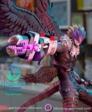 BEELZEMON, DIGIMON TAMERS, FIGUR, FAN ART, 3D-DRUCK, STATUE, 3DMOONN, MFW