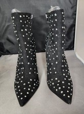 Express Pointed Toe Studded Booties