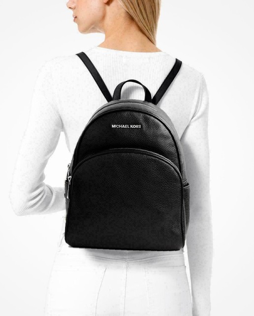 Michael Kors 35S7SAYB1L Zaino per Donna in Pelle Martellata - Nero |  Acquisti Online su eBay