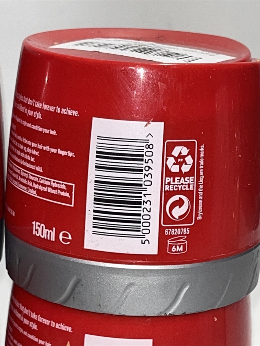 4 Sealed Brylcreem Original Light Glossy Hair Cream 150ml
