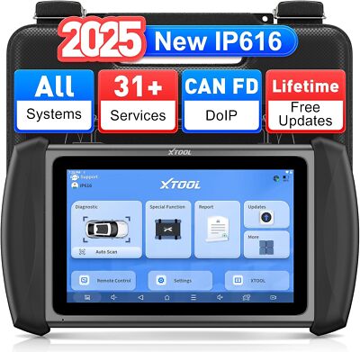 2025 XTOOL IP616 Auto Full System Diagnostic Tool Key Programmer CANFD NEW UI