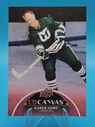 Gordie Howe 2021-22 UD Series  2 Hockey Canvas Retired Stars #C241 *COMB. SHIP
