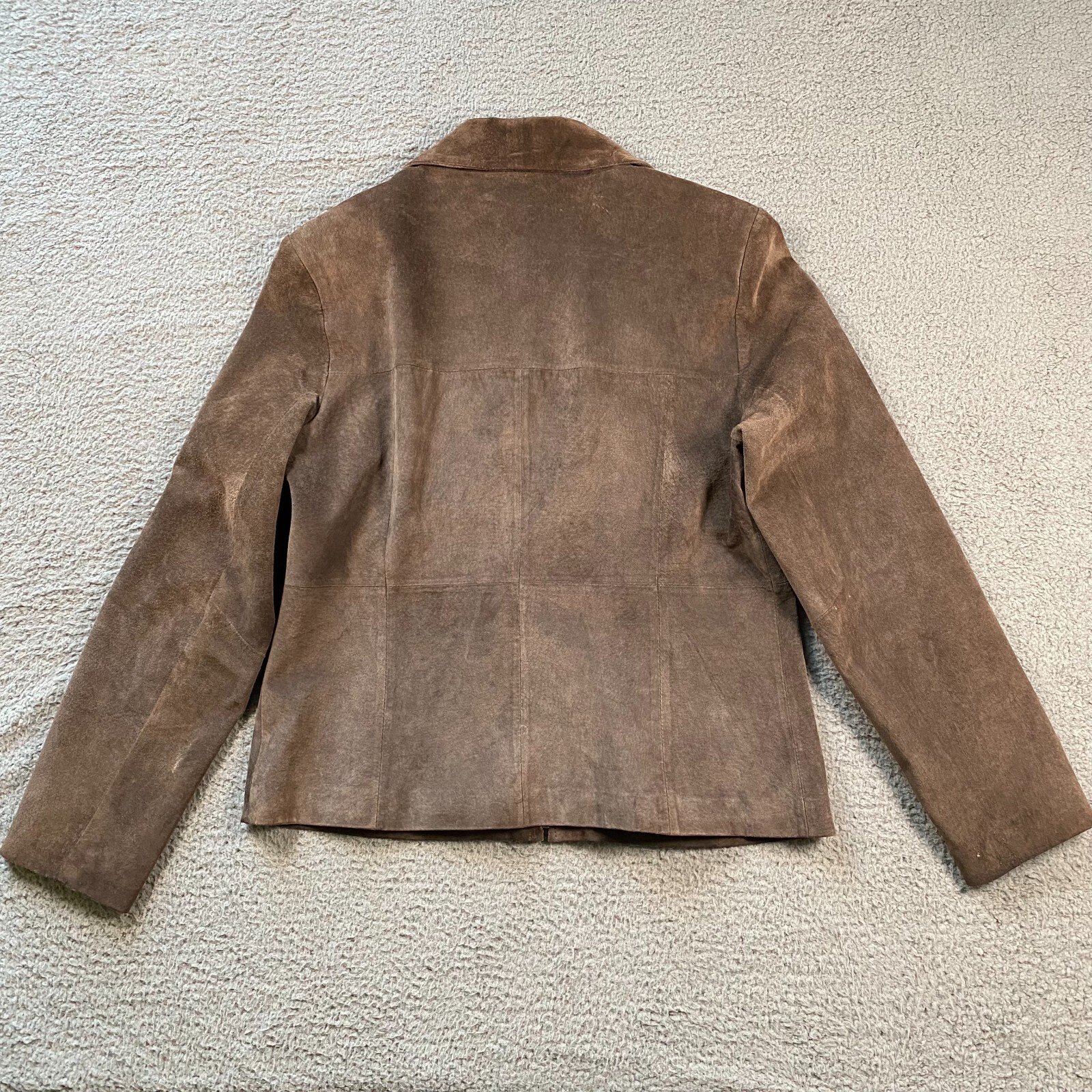 Uniform John Paul Richard Leather Jacket 8 Brown Sued… Gem