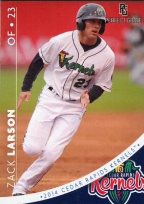 2014 Cedar Rapids Kernels ZACK LARSON RC TWINS BRADENTON FL