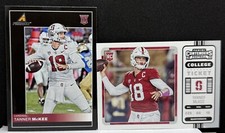 Lot of 2 Tanner McKee 2023 Chronicles Draft Rookies Stanford Cardinal Eagles RCs