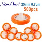 GF Syringe Filters HPLC Non-Sterile 25mm 0.7μm Glass Fiber Hydrophilic GC,500PCS