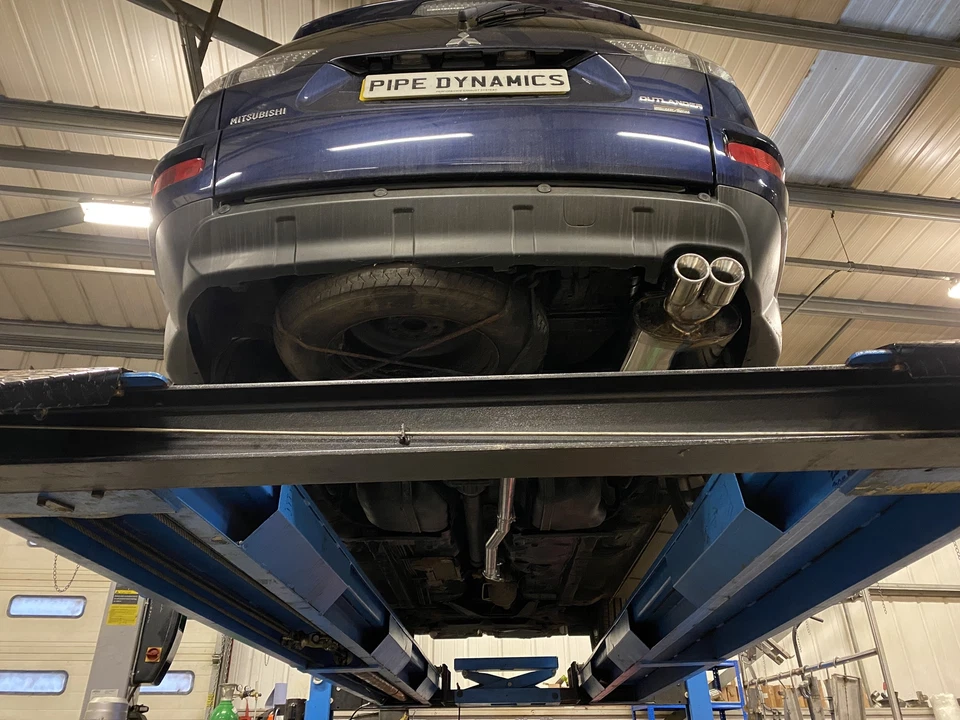 PIPE DYNAMICS MITSUBISHI OUTLANDER MK2 - REPLACEMENT STAINLESS EXHAUST DPF BACK - Image 4 of 4