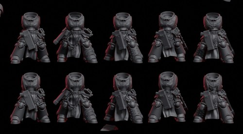 Lot De Bits Space Marines Bladeguard Vétéran Warhammer 40k - Torses, Jambes, Accessoires #17