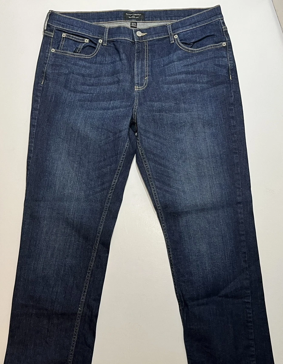 Banana Republic Girlfriend Stretch Blue Jeans Size 14 Length 28