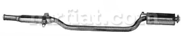 Maserati Quattroporte Royale Type 330 ANSA Right Center Exhaust Muffler