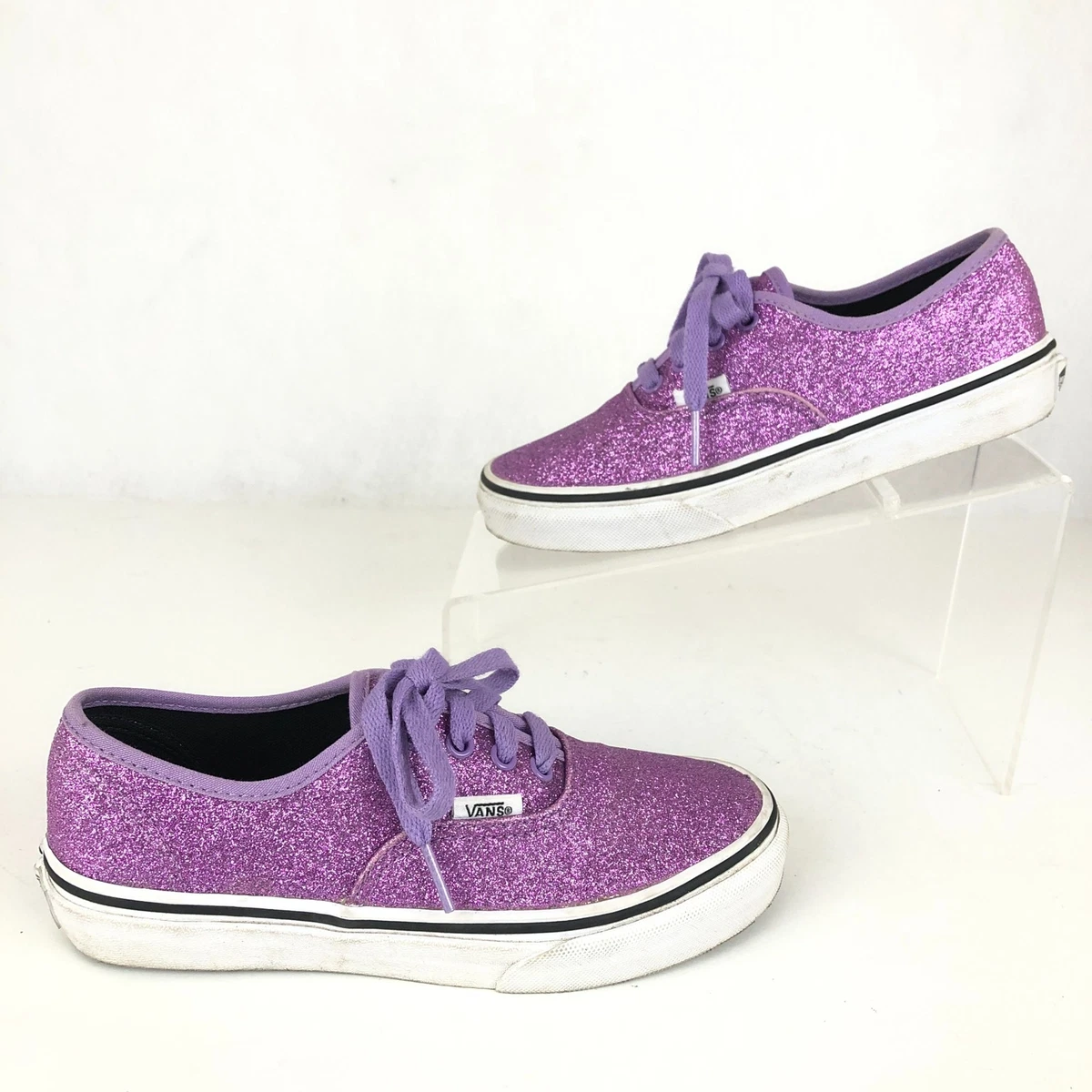 Glitter clearance purple vans