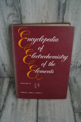 Encyclopedia of Electrochemistry of the Elements Volume IV Buch