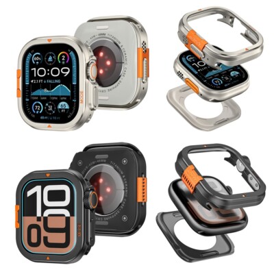 Hart Metall & PC Hülle für Apple Watch Ultra 3 2 1 49mm / Series 11 10 46mm