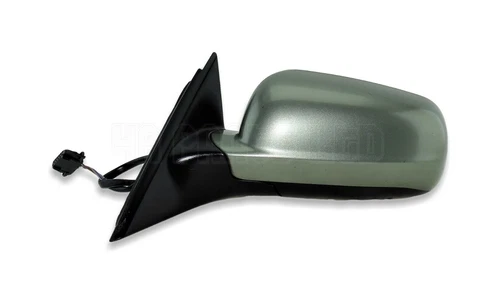 VW Passat B5 (1996-2003) Left Side Electric Heated Door Mirror Met Fresco Green