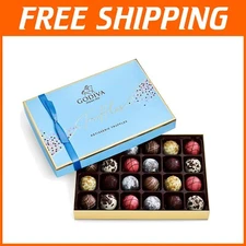 Godiva Belgian Chocolate Truffles - 24-Piece Gourmet Gift Box for Celebrations