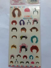 Japanese Geisha, Tonosama  and others Hair Style sticker Made in Japan