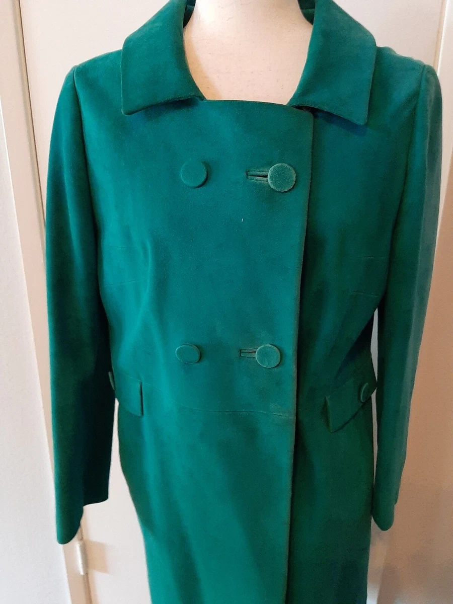 Blue suede coat online