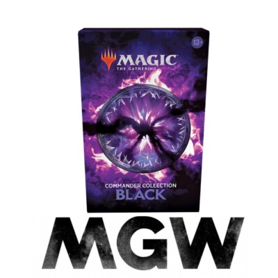 Magic The Gathering Commander Collection Black Regular x1 Factory Sealed