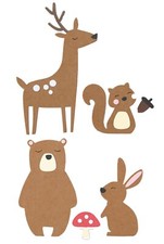Sizzix Bigz Forest Friends die  664593 Retail 22.99 designer Oliva Rose