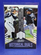 2022 Panini Absolute Historical Duals #HD-JR Jim Thome Roberto Alomar