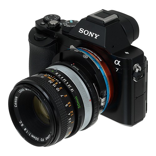 Fotodiox PRO Shift Lens Adapter Canon FD and FL Lens to Sony E-Mount Camera - Picture 6 of 6