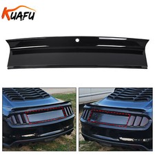 Rear Glossy Black Trunk Panel Decklid Trim Cover For 2015-2023 Ford Mustang Gt