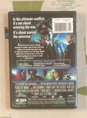 Invader DVD 1992 Sci-Fi Philip J. Cook | eBay