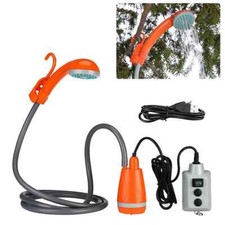 Portable Electric Shower Pump Waterproof Recharge Battery Camping Shower