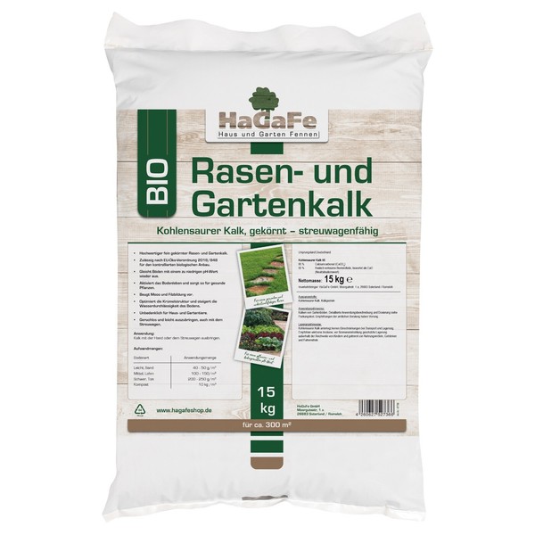 Hagafe Bio Rasenkalk, Gartenkalk, Garten - Kalk, Rasen - Kalk, DüNgekalk-image