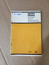 Case 40 Cruz-Air Series F Excavator Factory Operators Manual