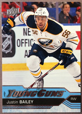 2016-17 Upper Deck Young Guns #246 Justin Bailey Buffalo Sabres RC
