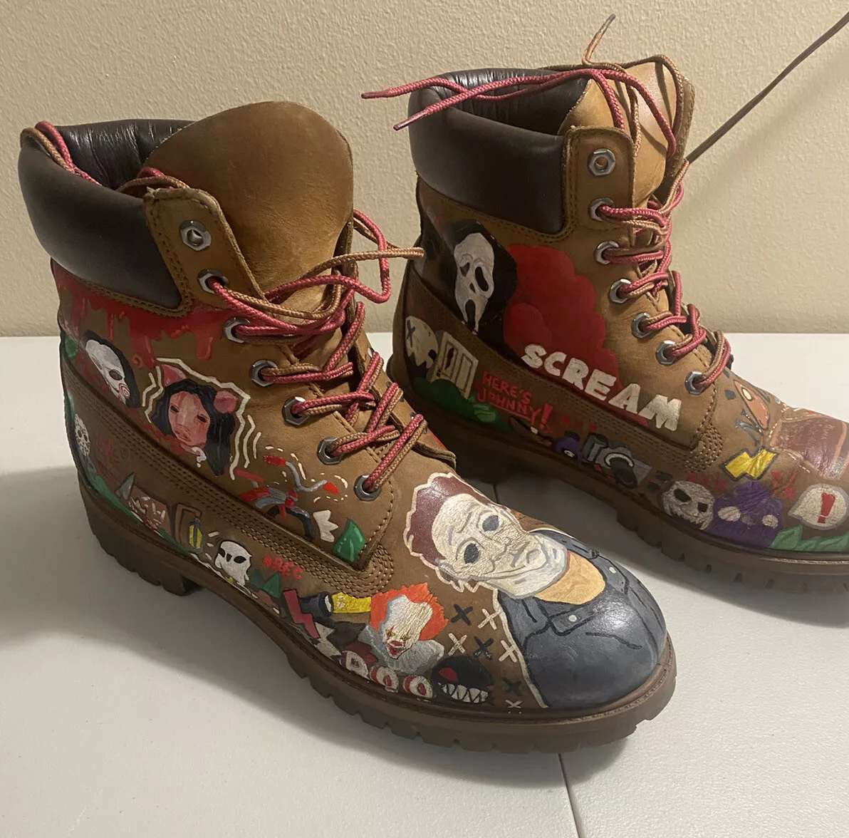 Custom Vintage Louis Vuiton x Timberland Boots