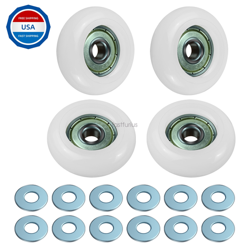PFCKE Total Gym Replacement Wheels - Set Of 4 Rollers For Models 2000, 3000 & Early XL Models