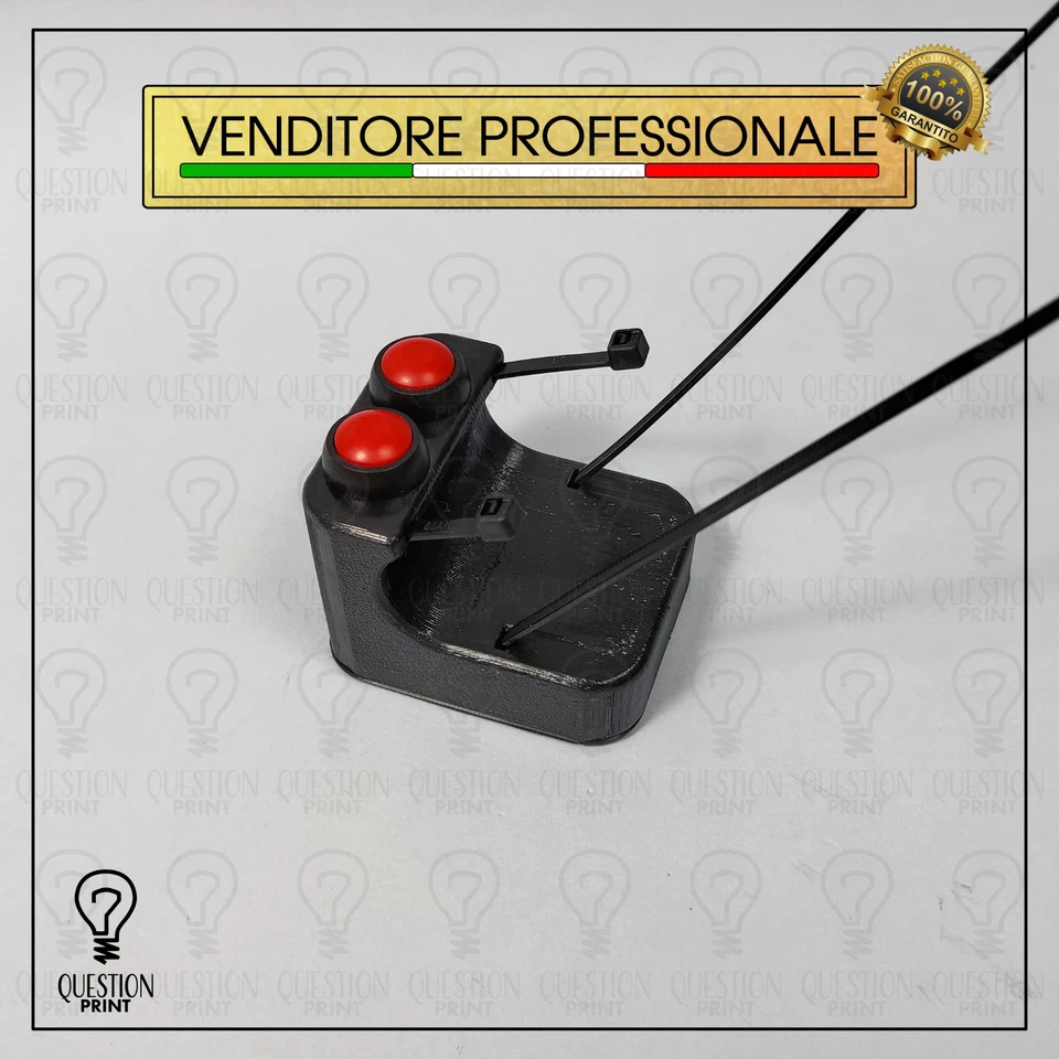 TELECOMANDO CANCELLO UNIVERSALE PER MANUBRIO 22MM MOTO APRI CANCELLO 2 PULSANTI - Imagen 3 de 4