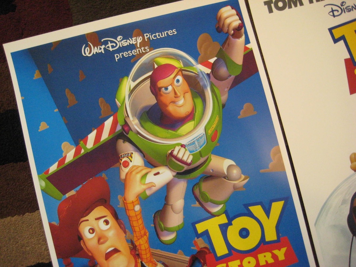 1995 Disney Pixar Toy Story Poster 11 x 17 Trilogy Set Buzz