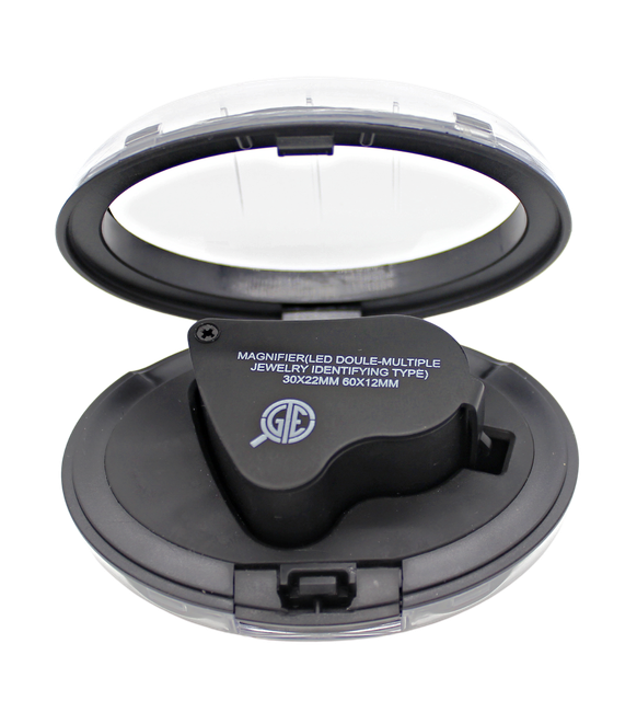 JARLINK 30x 60x Illuminated Jewelers Eye Loupe Magnifier for sale online |  eBay