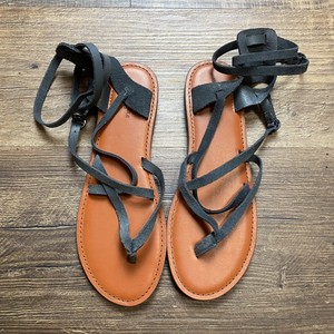 American Eagle Sandalias De Mujer Sandalias De Tiras Gladiador Talla 9  Cuero 9 | eBay