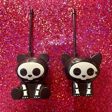 Rare Skelanimals Walkie Talkies - Set Of 2 Kit Cat  Andy Panda READ DESC 