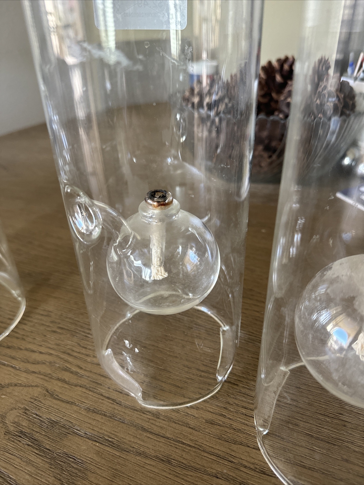 wolfard hand blown glass oil lamps eBay