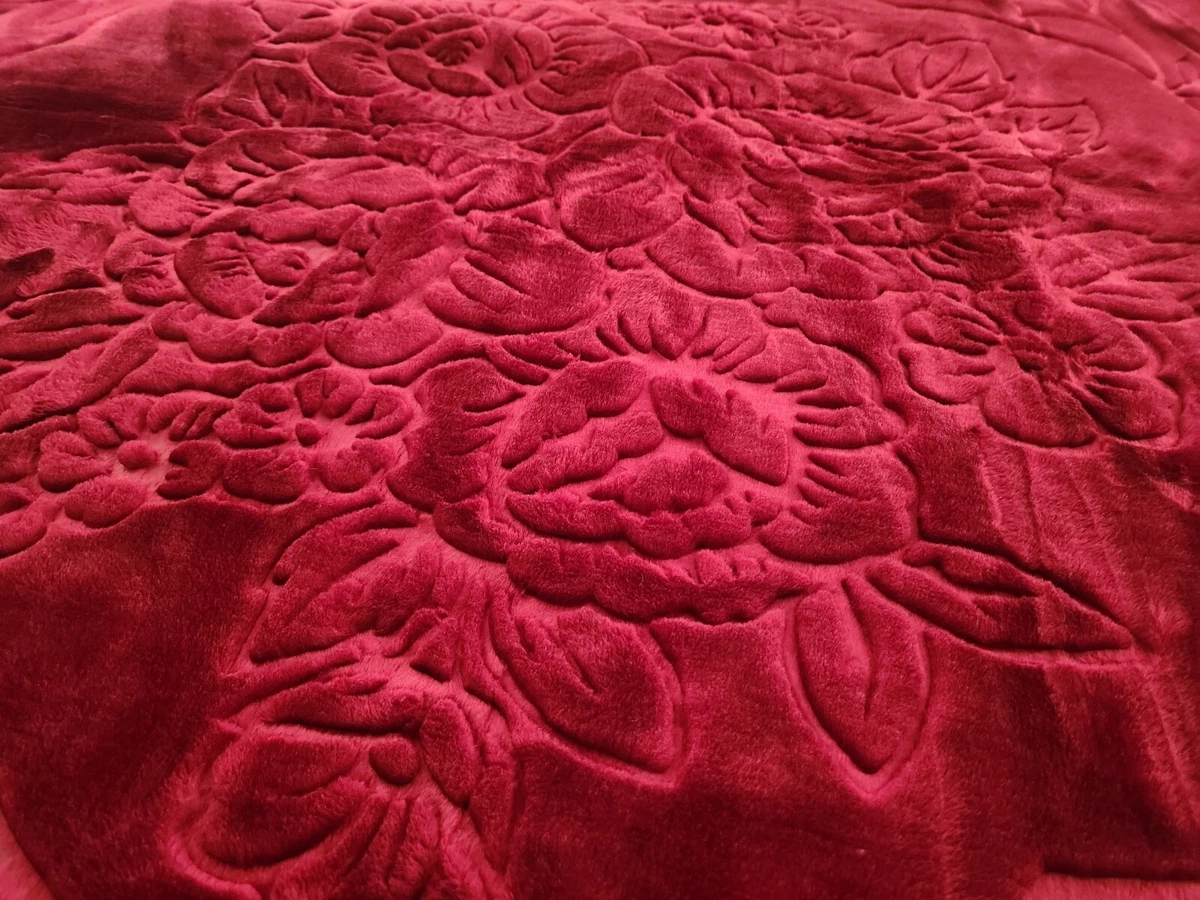 Red mink blanket new arrivals