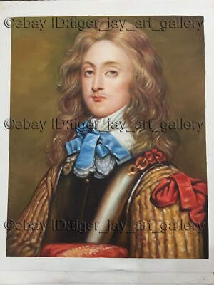 Royal Collection British English Kingdom Man Blonde Hair Armour Bows Painting
