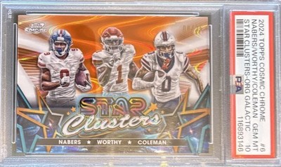 2024 Topps Cosmic Chrome Star Clusters SCL-6 PSA 10 Galactic Nabers Worthy