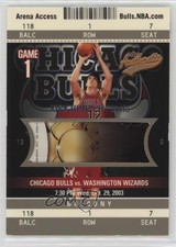 2003-04 Fleer Authentix Rookie Authentix Balcony 21/250 Kirk Hinrich #118 k3a