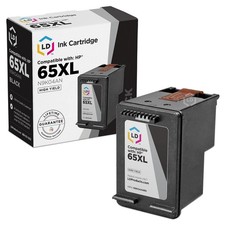 LD Products HP 65 Black Ink Cartridge Kit for HP DeskJet and ENVY Printers