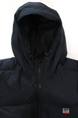 Levi's Hooded Puffer Herren Jacke XL Schwarz Polyester LJKTD071