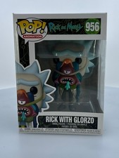 Funko POP! Figura Vinilo Animación Rick y Morty Rick con Glorzo #956 DAÑADA