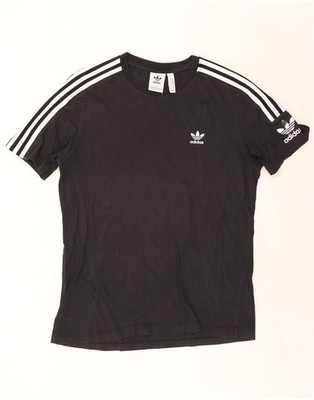 Adidas Herren Grafik T-Shirt Oberteil Medium Schwarz Baumwolle HM08