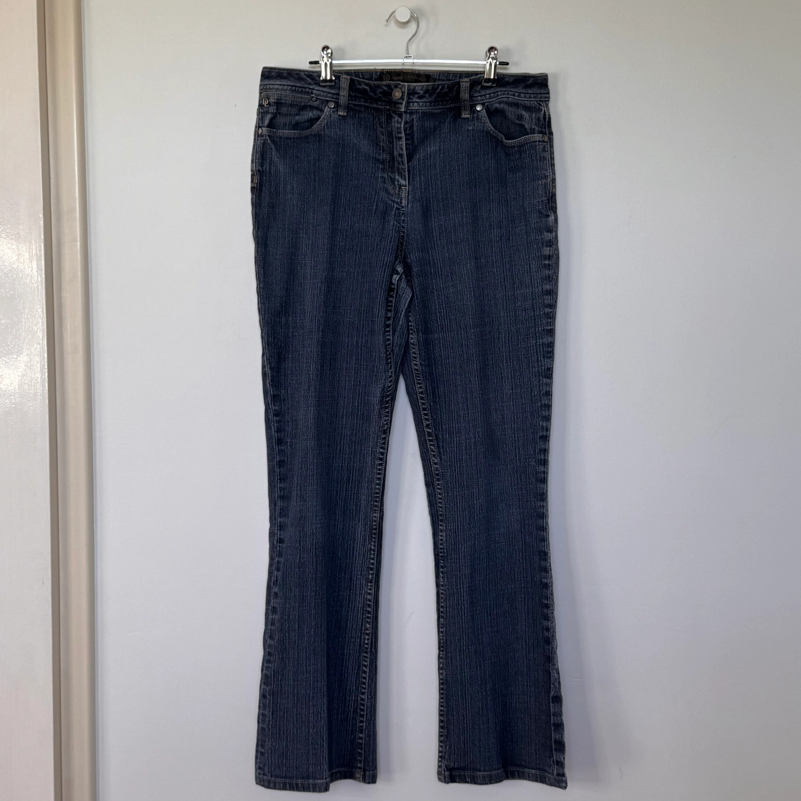 David Lawrence Bootcut Jeans – Size 12 – Dark Wash – Cotton Blend – image 2
